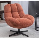 Molo Draaifauteuil Terracotta Stof VeryForma