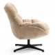 Fauteuil Pivotant Molo tissu sable VeryForma