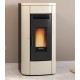 Stufa ventilata a pellet La Nordica Extraflame Klaudia 8kW Ivory