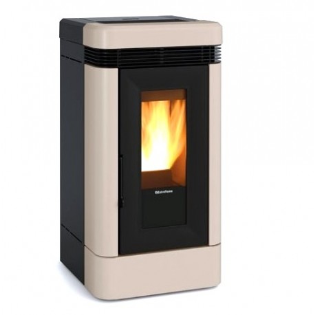 La Nordica Extraflame Lucia 12 kW Fogão a Pellets Duto Taupe