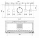 Ferlux F-1100 Large 16.5 kW Turbo Ventilated Wood Insert